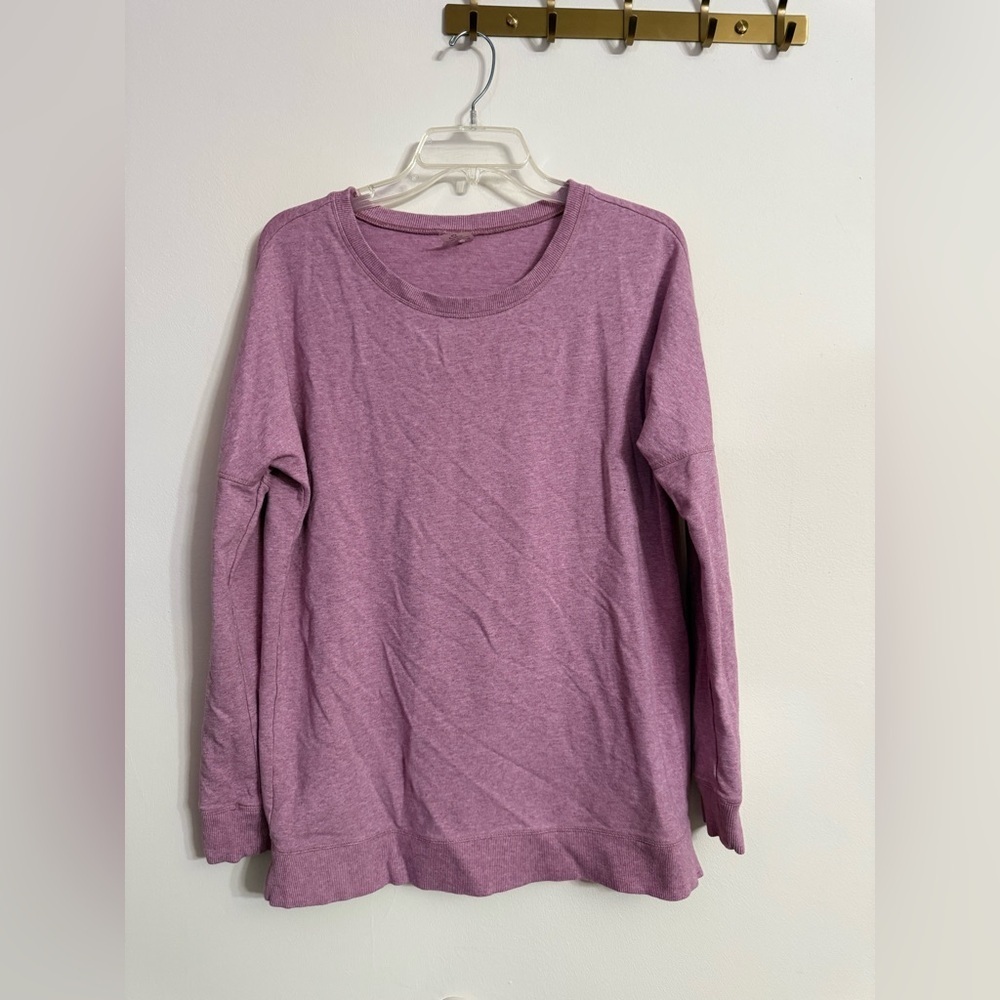 Calia By Carrie Underwood Pink Sweatshirt Top Side Zipper Medium M - Picture 1 of 5